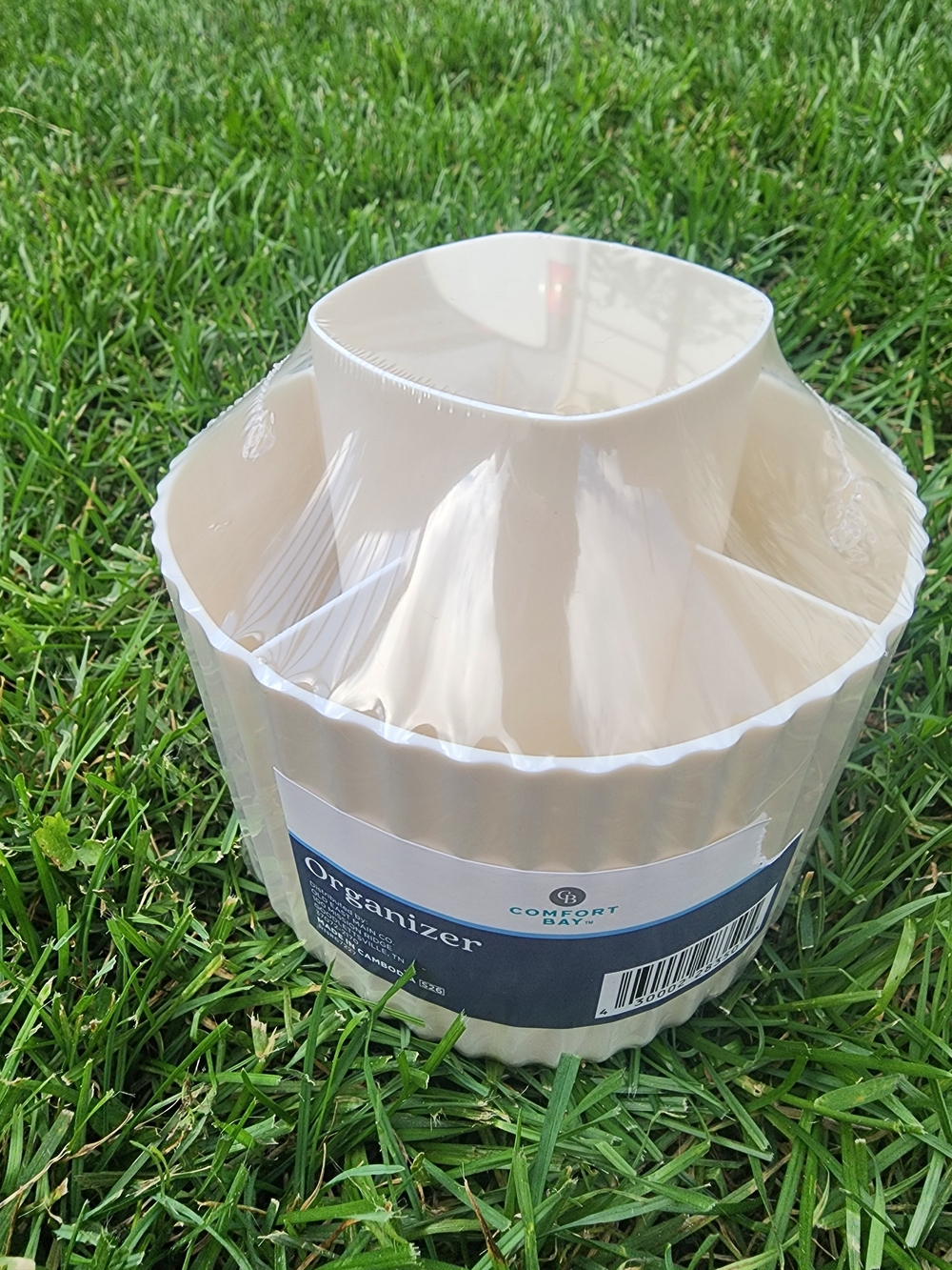 Comfort Bay Cream Multi-Compartment Organizer for Party & Home